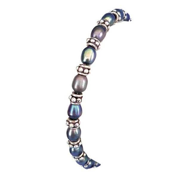 Pearl & Sterling Bracelet Jewelry - FA# Wow! Exquisite Pearl & Sterling Silver Bracelet